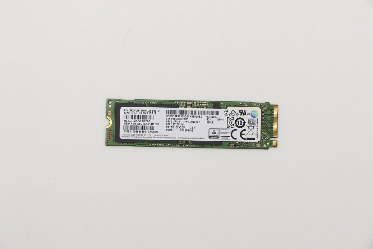 Lenovo 1TB M.2 PCIe Solid State Drive