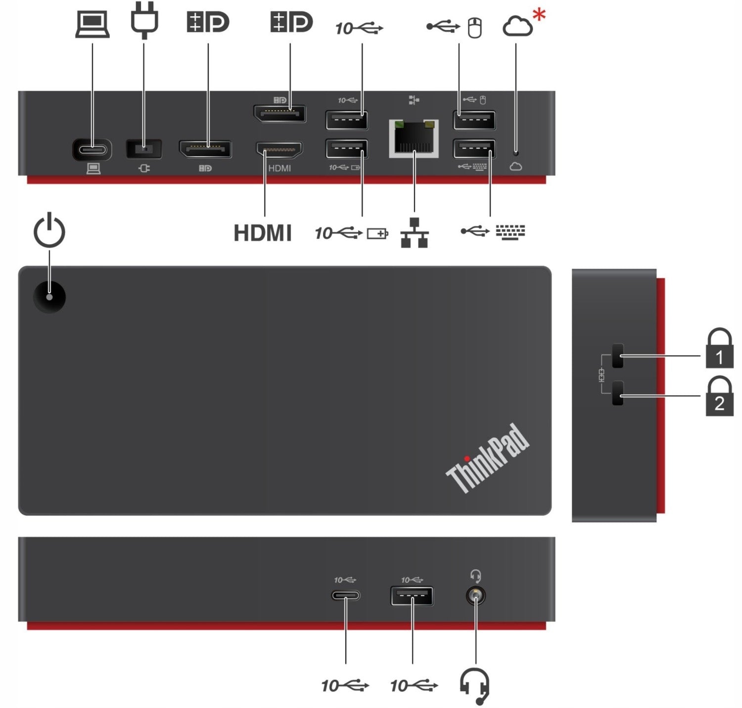 Lenovo 40B20135EU ThinkPad Universal USB-C Manufacturer code 40B20135EU