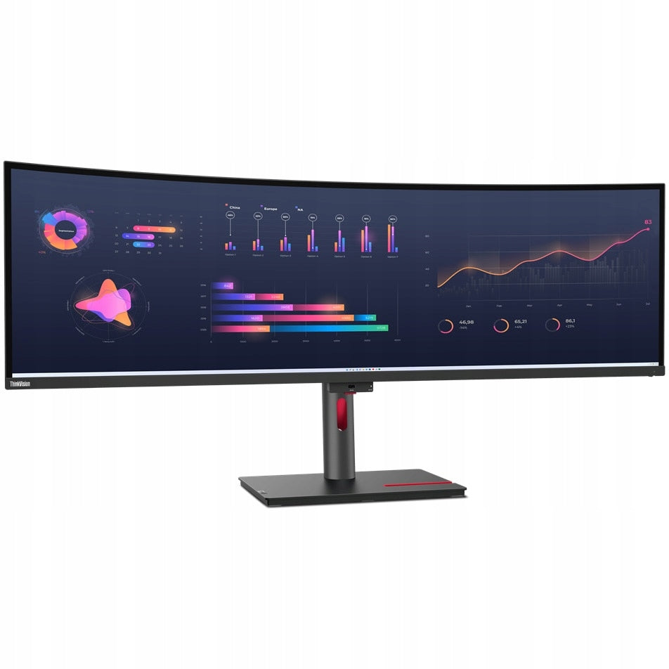 Lenovo ThinkVision P49w-30 49" IPS DQHD 5120x1440 Raven Black Monitor Brand Lenovo