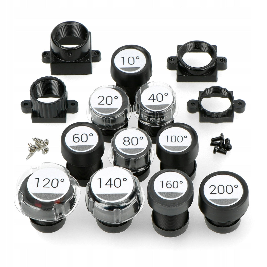 Lens set for Arducam - M12 cameras