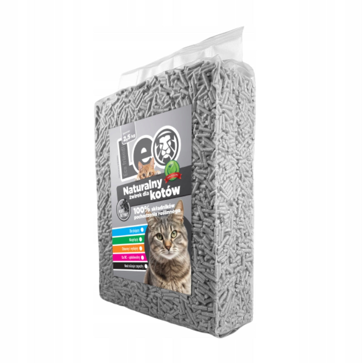Leo Cat Litter with Activated Carbon - Tofu - Organic and Safe! Manufacturer code W003