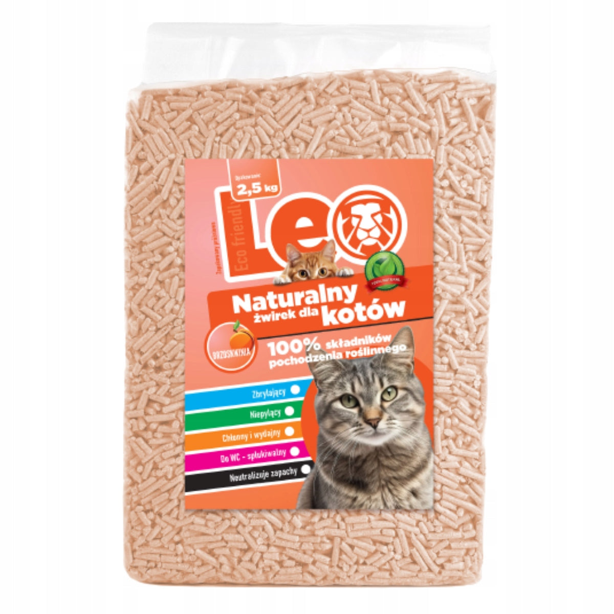 Leo Peach Scent Tofu Cat Litter – Safe Efficient EAN (GTIN) 5904012310865