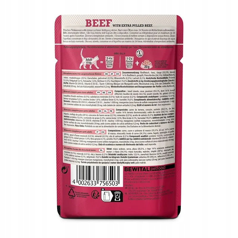 Leonardo Beef With Extra Pulled Meat 70g Manufacturer code 756505