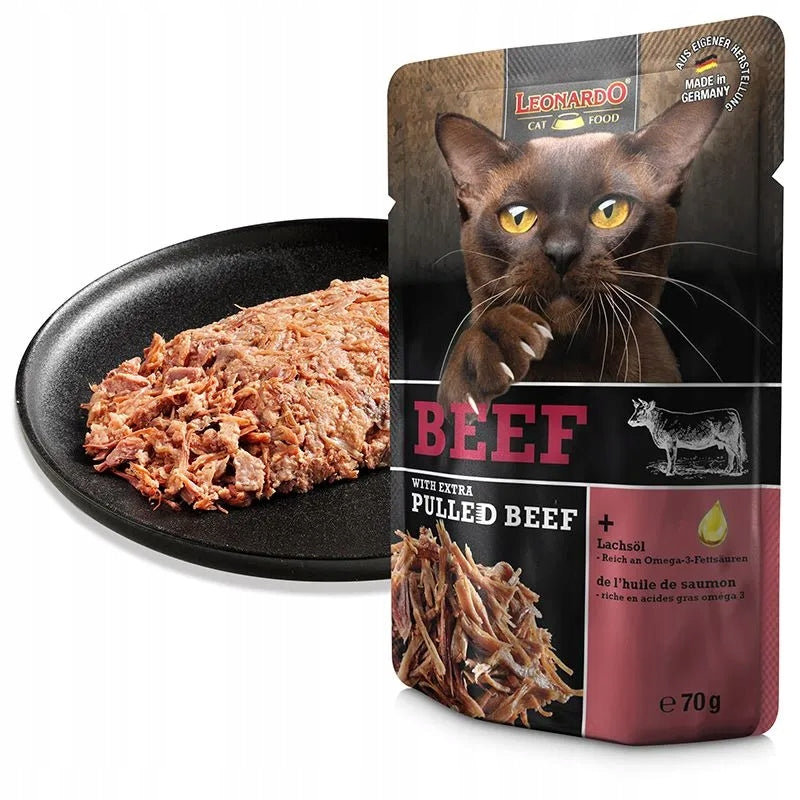 Leonardo Beef With Extra Pulled Meat 70g Packaging status original
