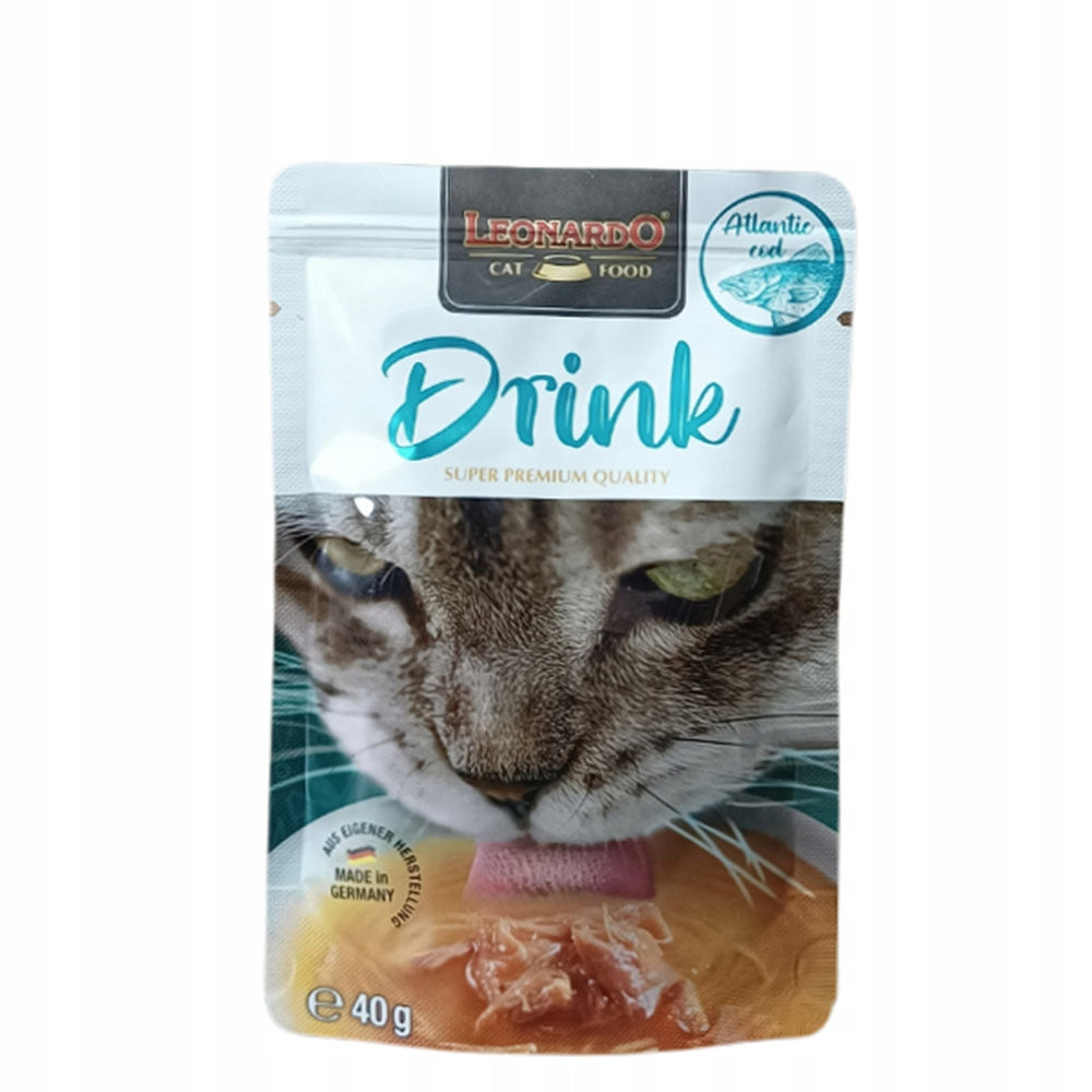 Leonardo Drink cat food additive Atlantic cod 40g Brand Leonardo