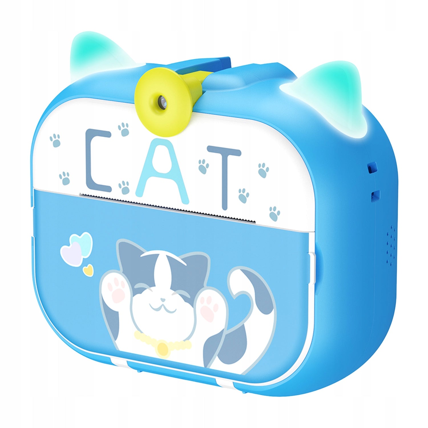 Leting M2 instant camera for children - with printer - kitten - blue Brand no brand