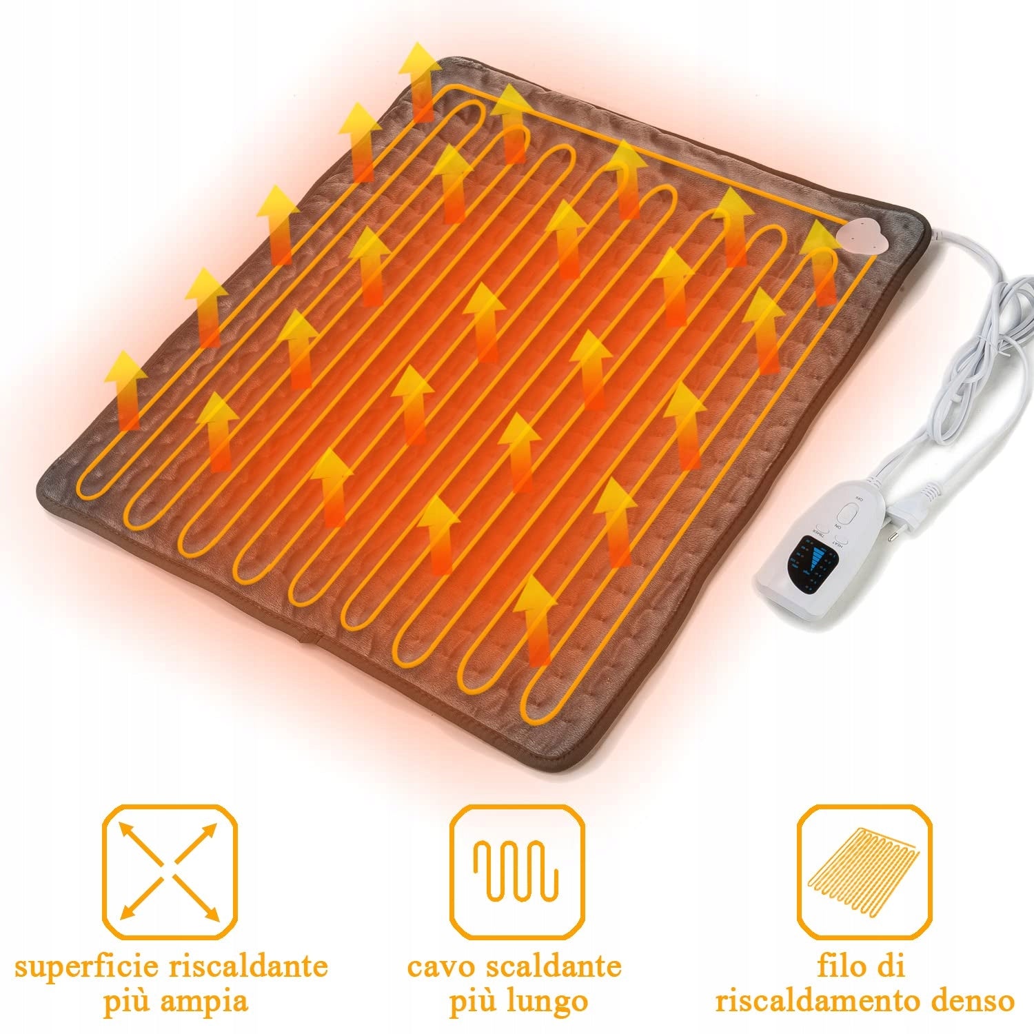 Letitwell Electric Heating Pillow For Back, Neck, Shoulders and Belly Manufacturer code TK-HP2420