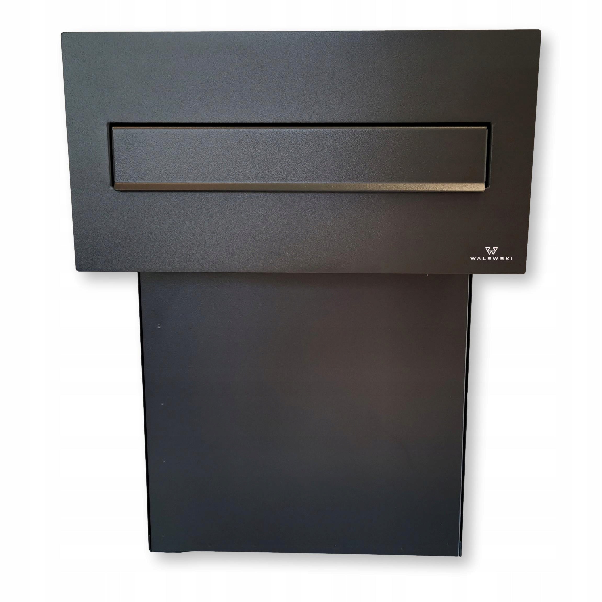 Letterbox through the wall for embedding Black 19-28 cm R20 Walews Manufacturer code r20