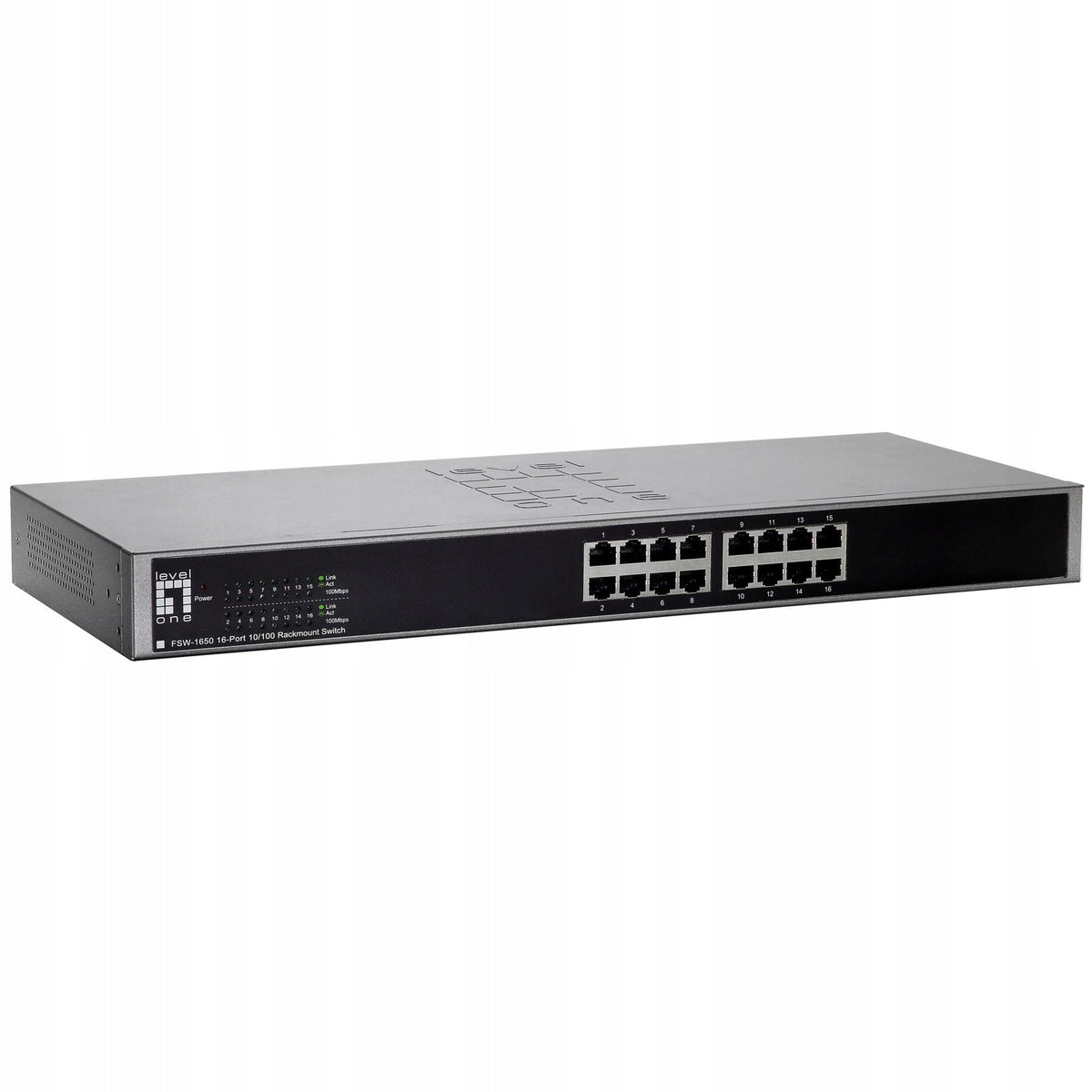 Level One FSW-1650 19" 16-Port 10/100Mbps Switch