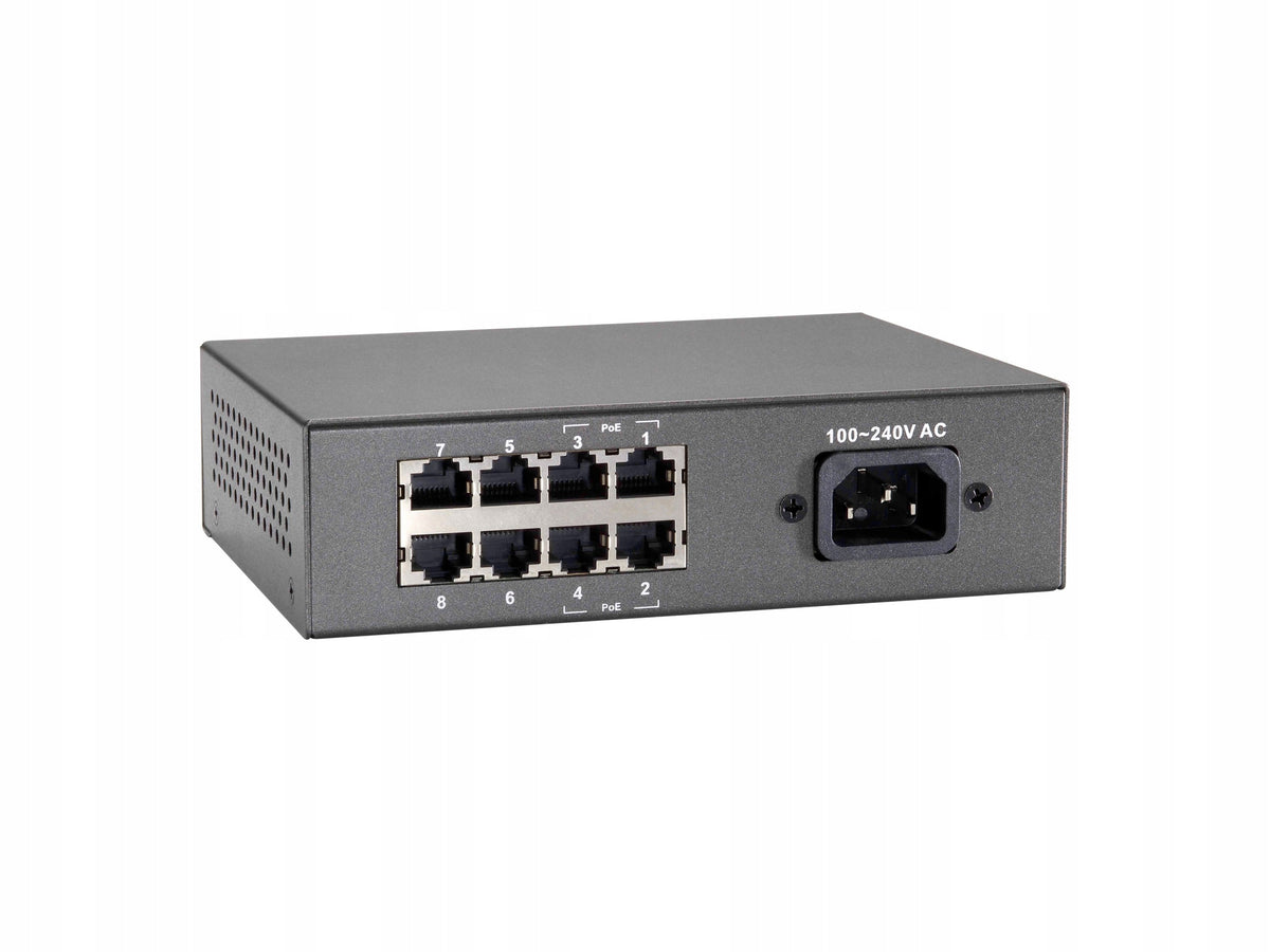 LevelOne FEP-0812 - Switch - unmanaged - 4 x 10/100 (PoE) Manufacturer LevelOne