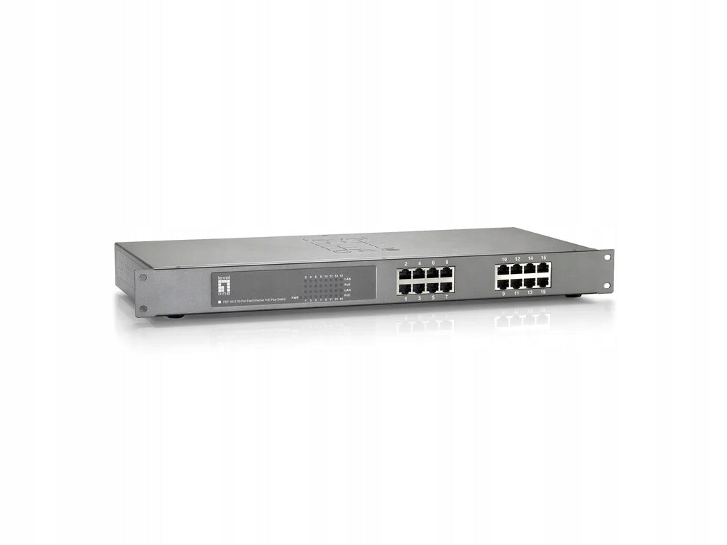 LevelOne FEP-1612W120 Fast Ethernet Network Switch (10/100) Supported... Manufacturer LevelOne