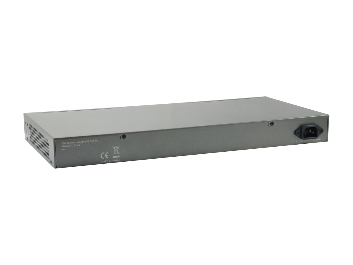 LevelOne GEP-2651 - Smart Switch - 24 x 10/100/1000 (PoE+) Manufacturer AR
