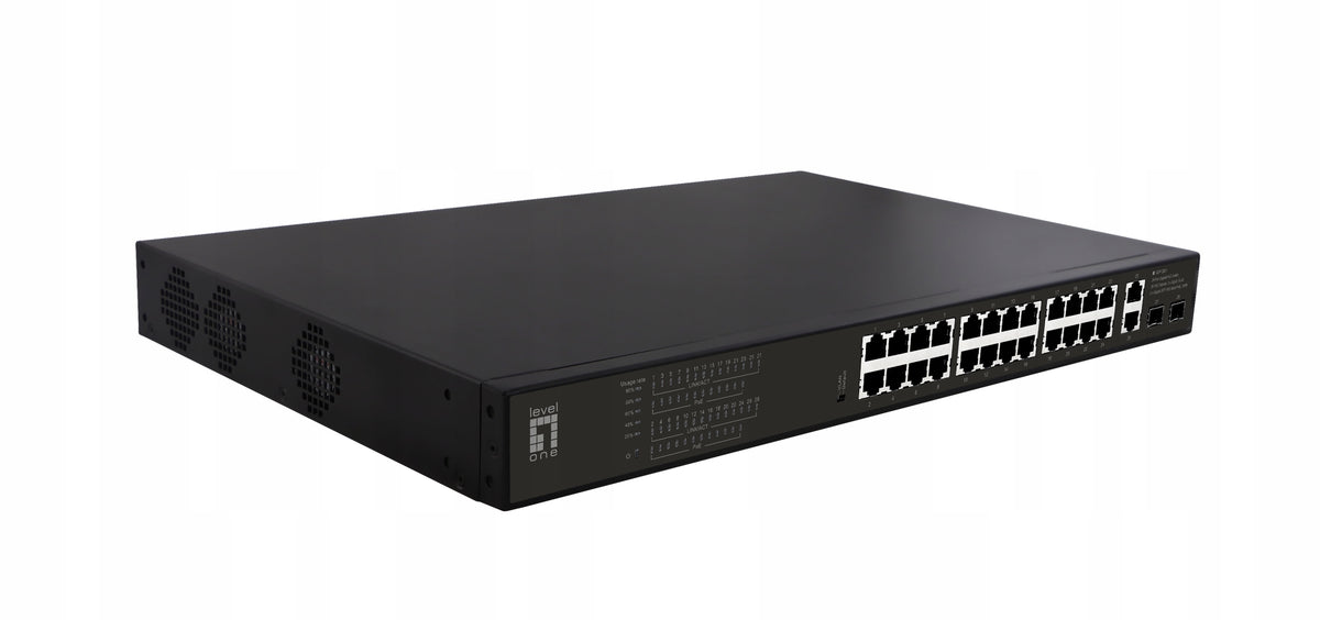 LevelOne GEP-2821, unmanaged, Gigabit Ethernet PoE