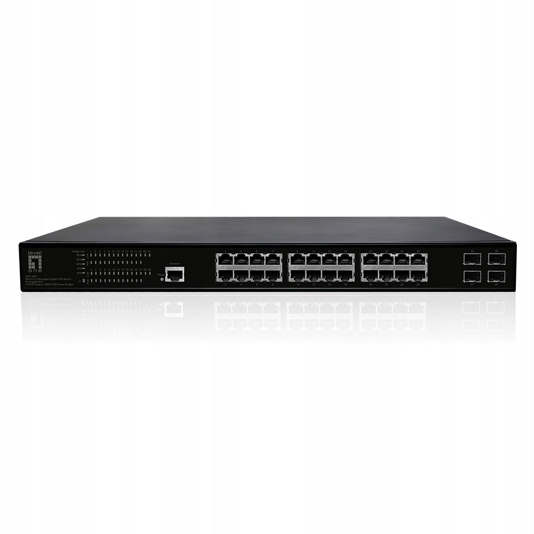 LevelOne GEP-2861 - Managed Switch - 24 x 10/100/1000 (PoE+)