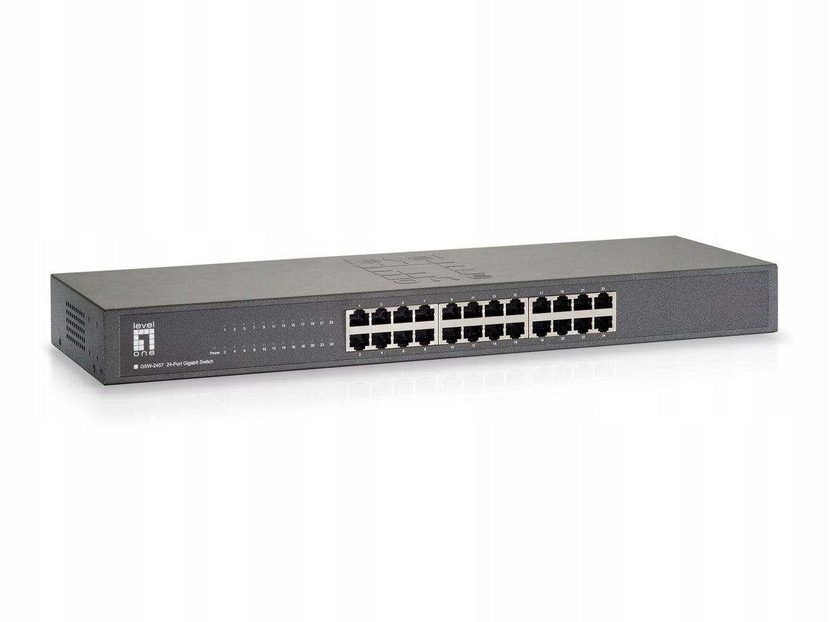 LevelOne GSW-2457 Gigabit Ethernet Switch black