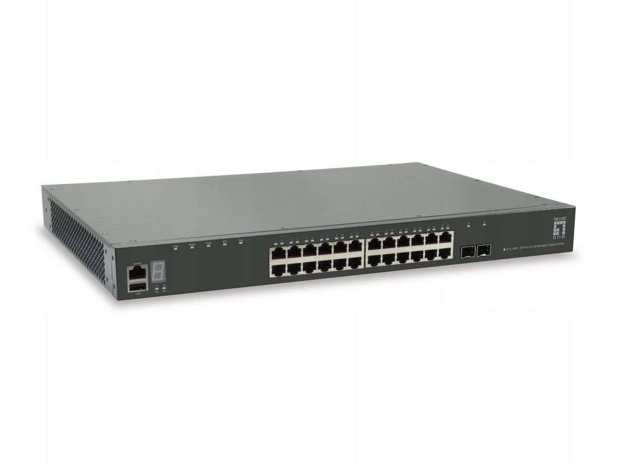 LevelOne GTL-2881 - switch - L3 Lite - managed