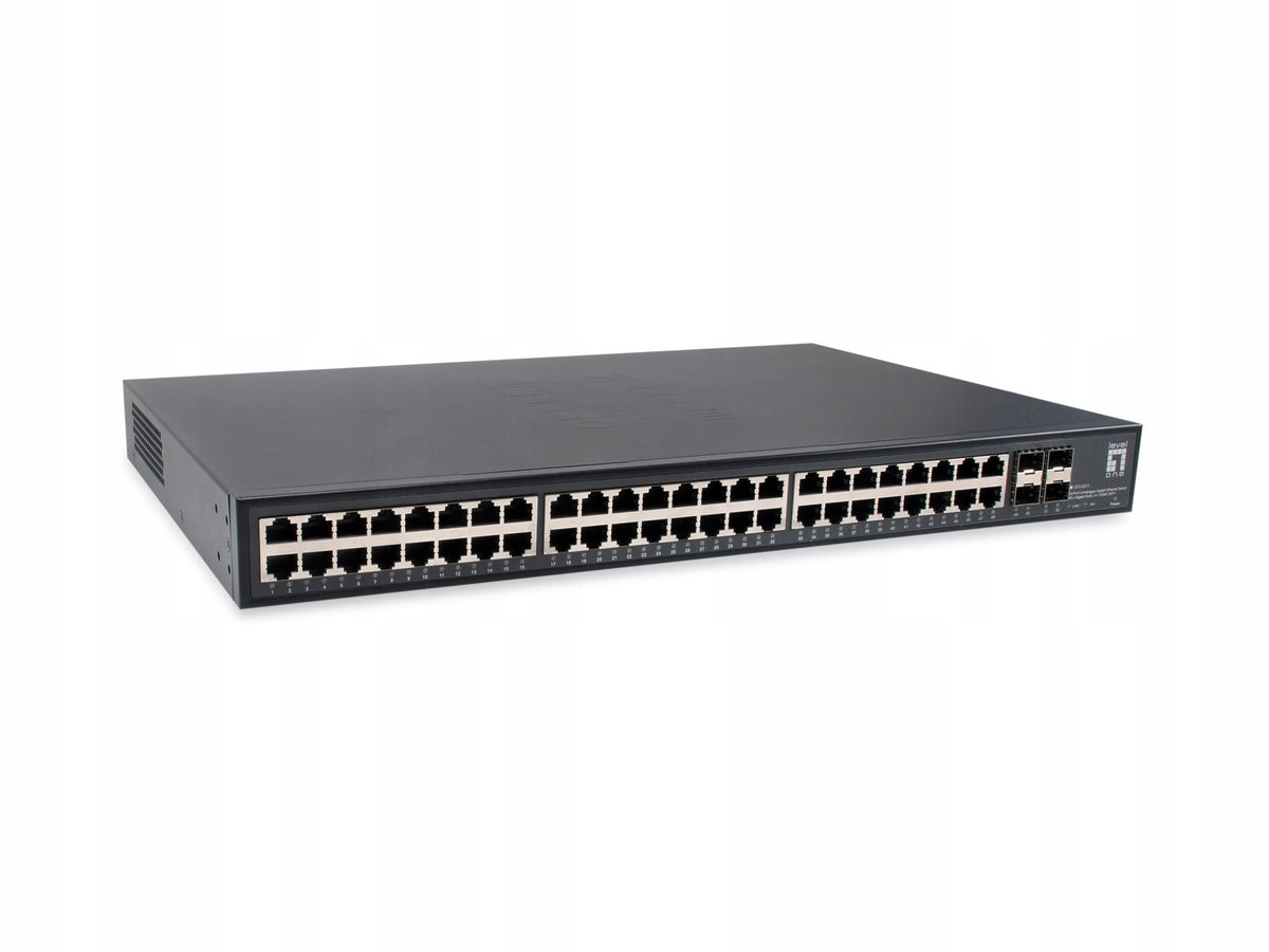 LevelOne GTU-5211 - Switch - unmanaged - 48 x