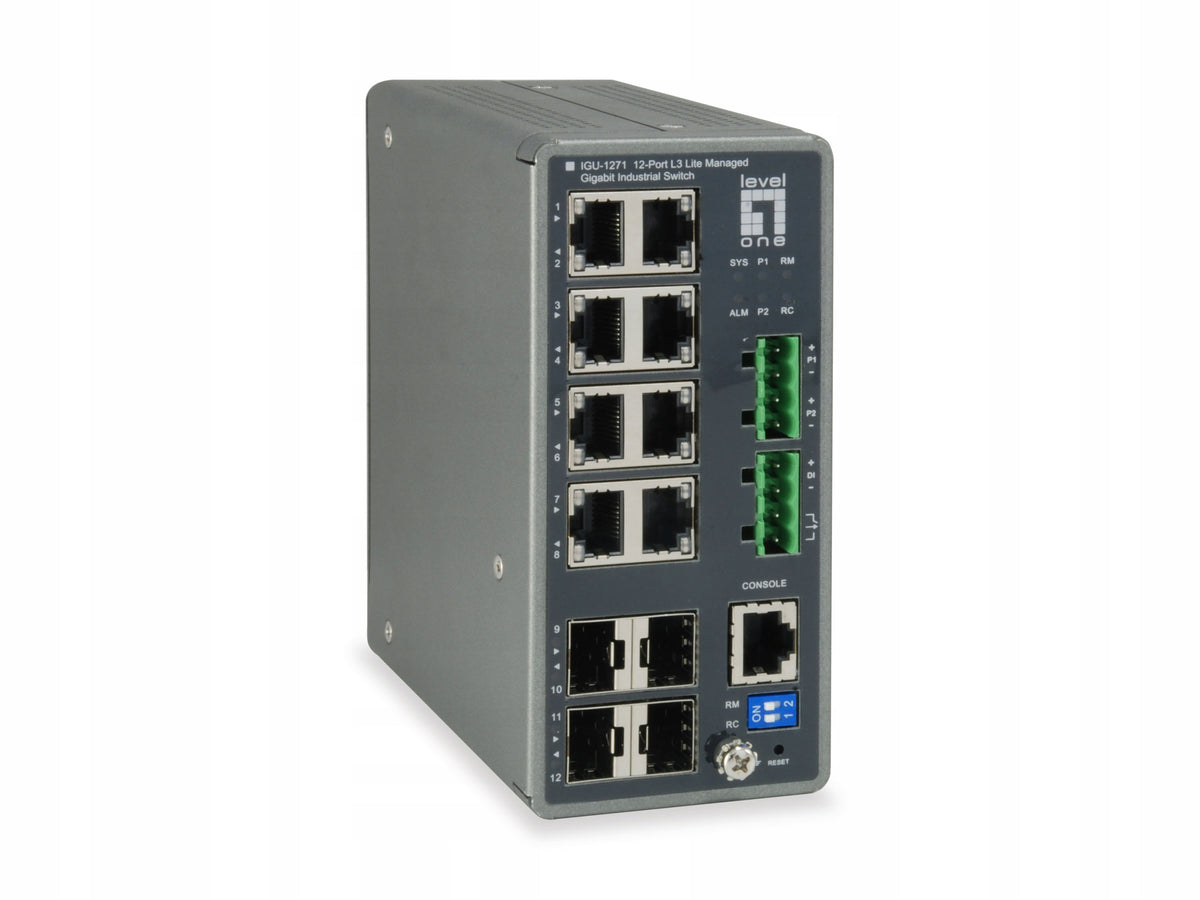LevelOne IGU-1271 - Switch - L3 Lite - managed