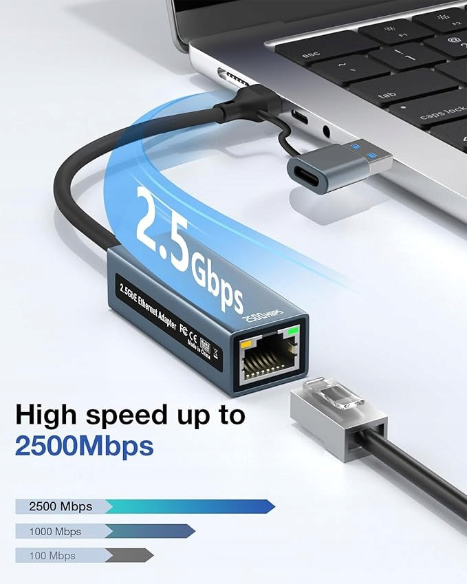 LevelOne USB-0423 Ethernet 2500 Mbit/s Network Card Interface USB 3.0