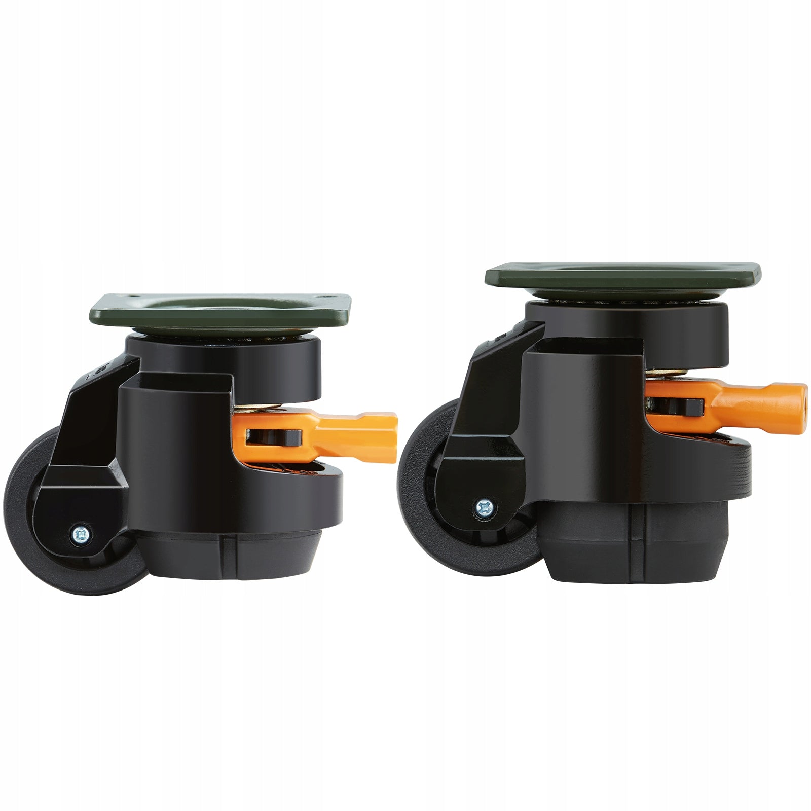 Leveling Casters Set of 4 1100 lbs 2inches 360 Swivel Adjustable Heavy Duty Number of items in the set 1