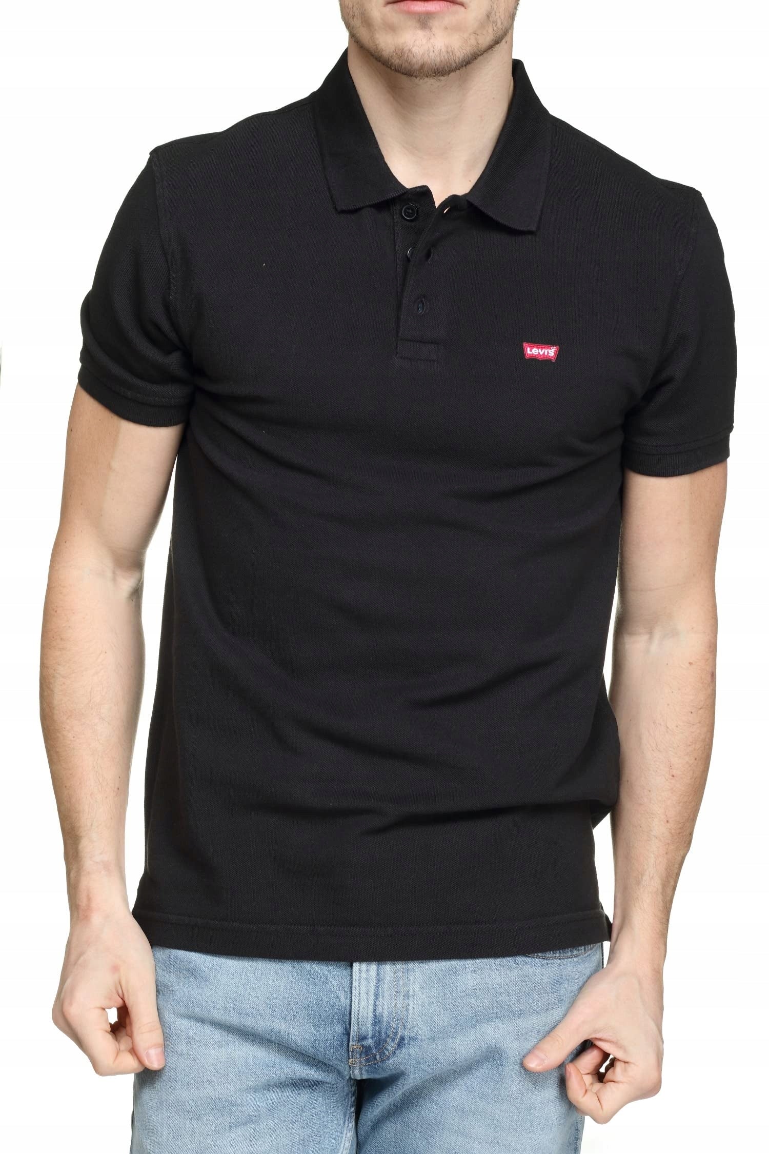 Poloshirt für Herren Levi's, schwarz 
