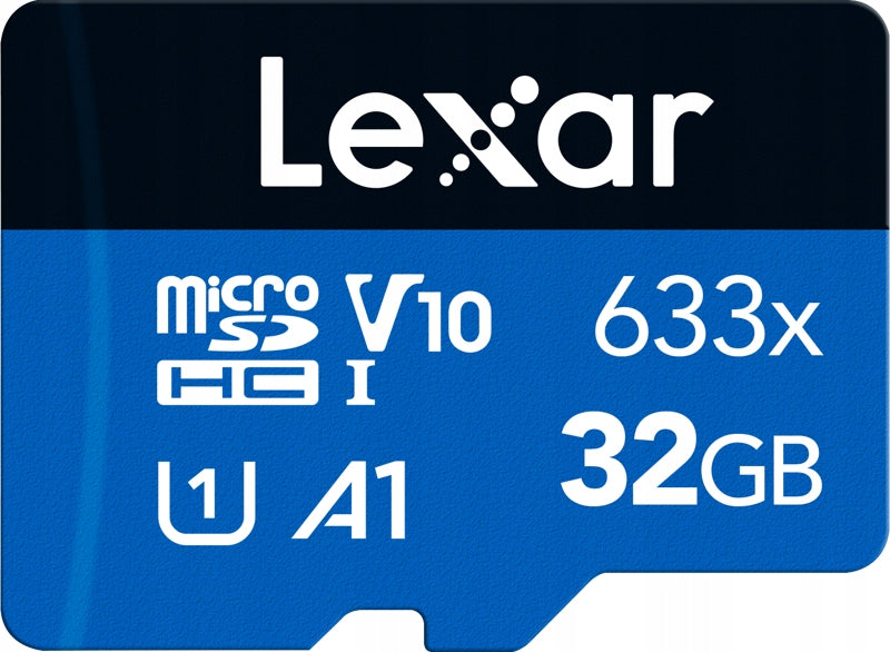 Lexar 32GB 633X microSDHC/SDXC microSD memory card (without adapter) Manufacturer Lexar