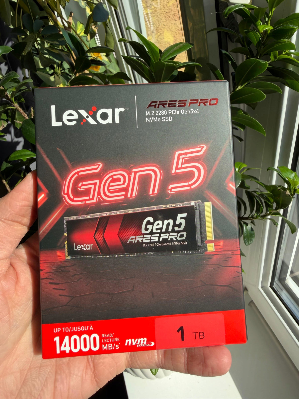 Lexar ARES PRO 1TB SSD Gen 5 NVMe M.2 Manufacturer code LNMAESP002T-RNNNC