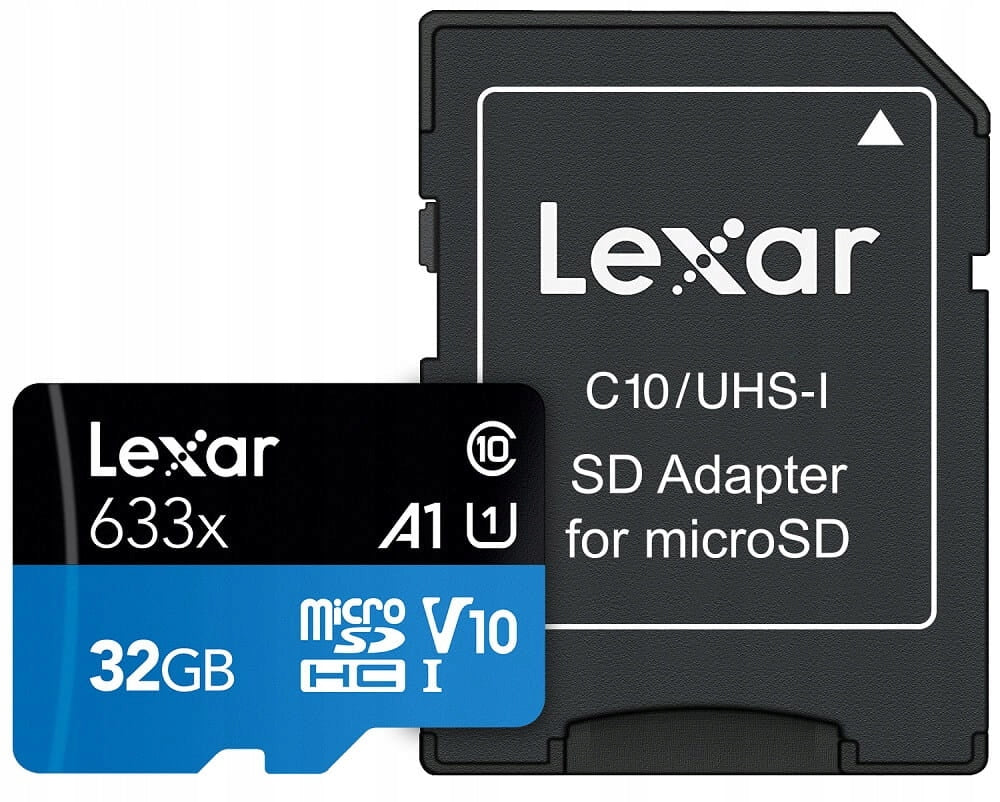 LEXAR 633X MICROSDHC/SDXC mit ADAP (V30) R95/W45 32 GB (V10) R95/W20 