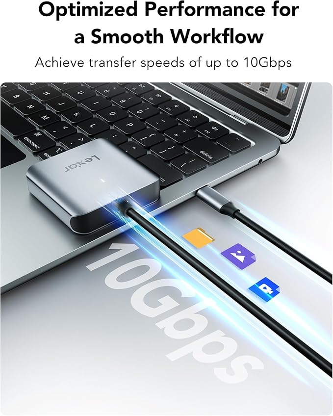 Lexar RW510 CFexpress Type B Card Reader, up to 10 Gb/s, USB 3.2 Gen 2 Manufacturer code RW510