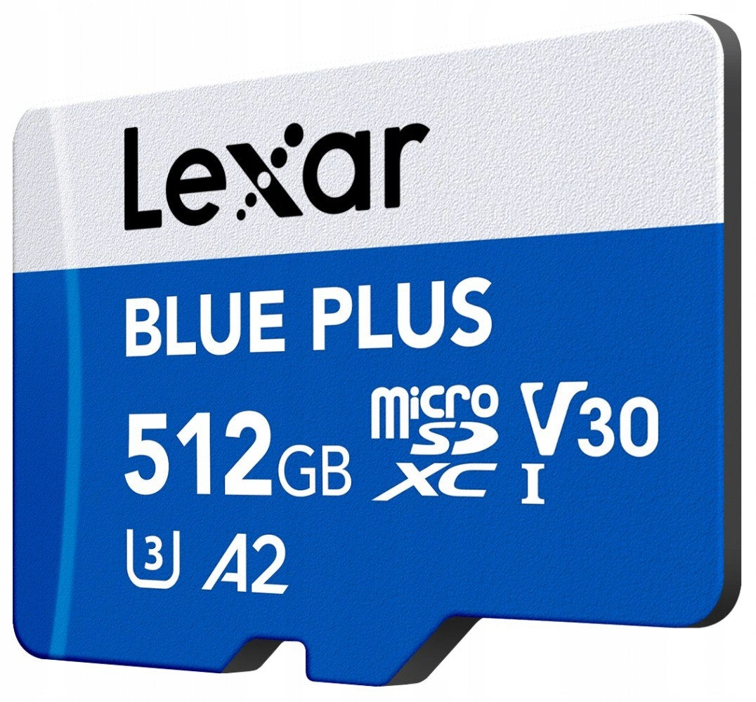 Lexar SecureDigital SD microSD card 512 GB 512GB 170Mb/s U3 V30 4K Manufacturer Lexar