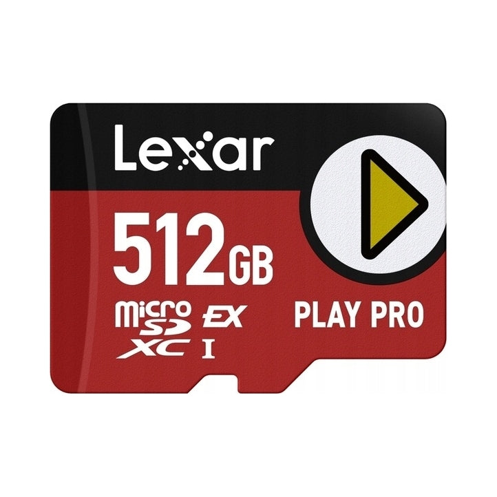 Lexar microSDXC Express Play Pro 512GB Memory Card (R900/W600)