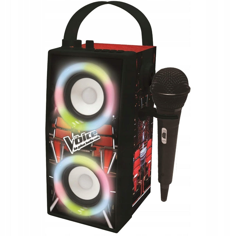 Lexibook The Voice – Portable Bluetooth speaker with karaoke microphone