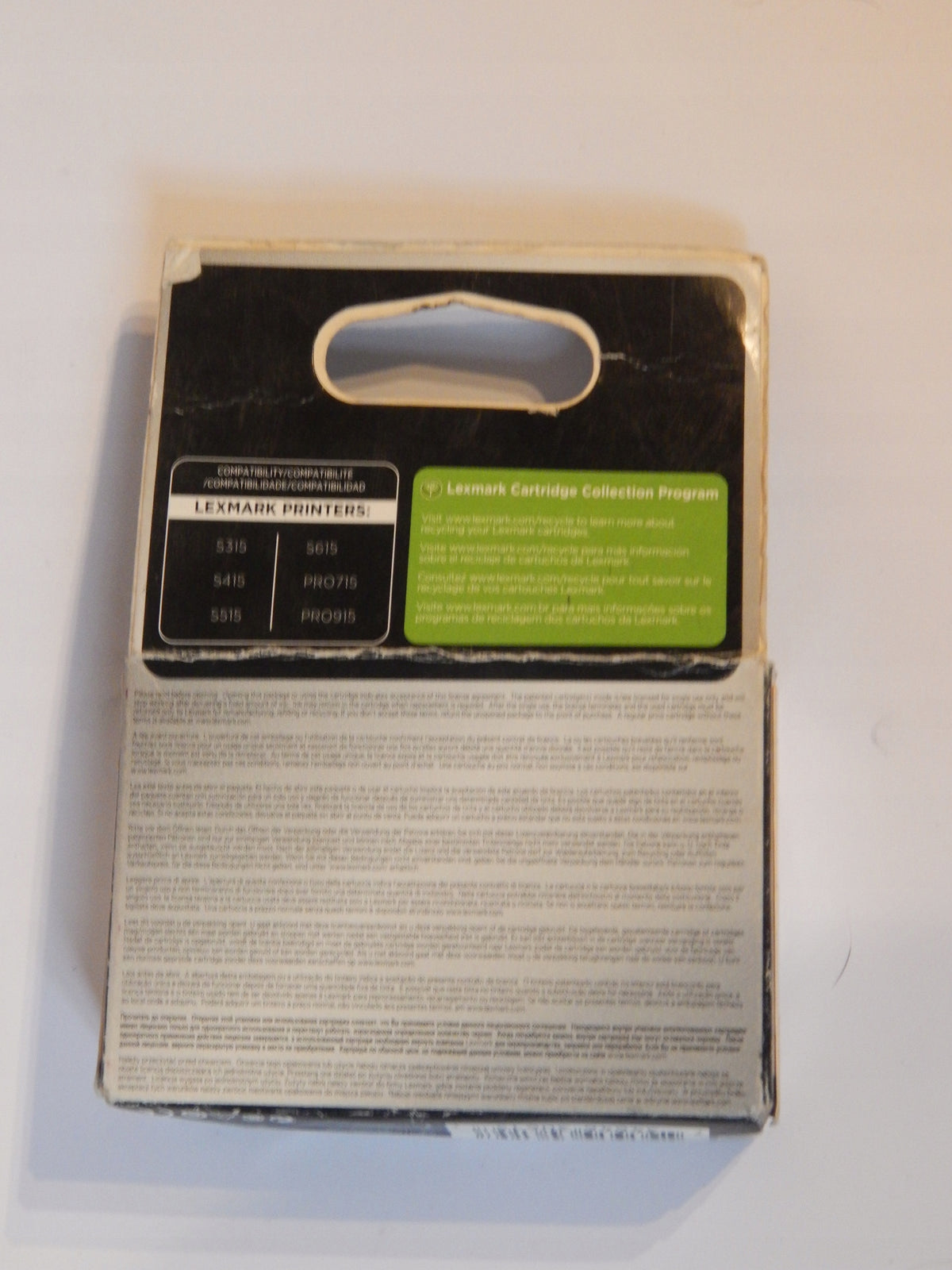 Lexmark 150XL Cyan Original ink Packaging status original