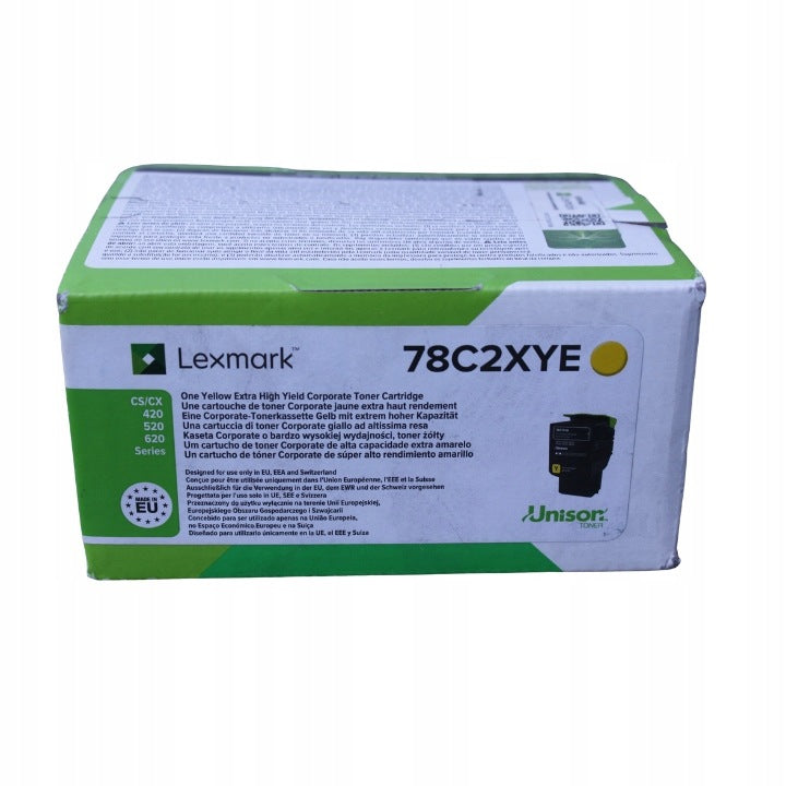 Lexmark 78C2XYE toner yellow original