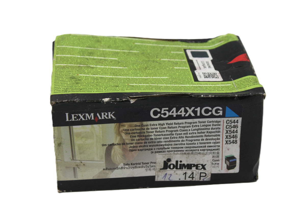 Lexmark C544X1CG cyan toner original