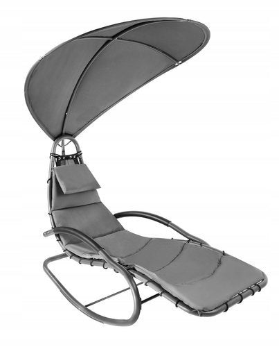 Outdoor-Liege Malatec 12115, grau 