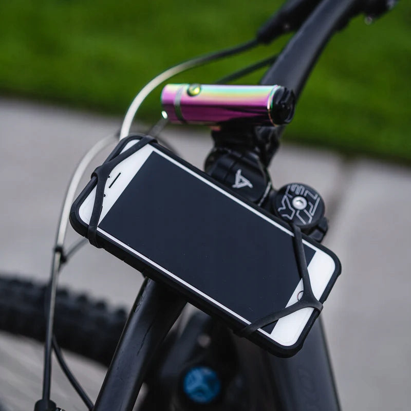 Lezyne Black MTB Bike Phone Holder Smart Grip Phone Mount Brand Lezyne