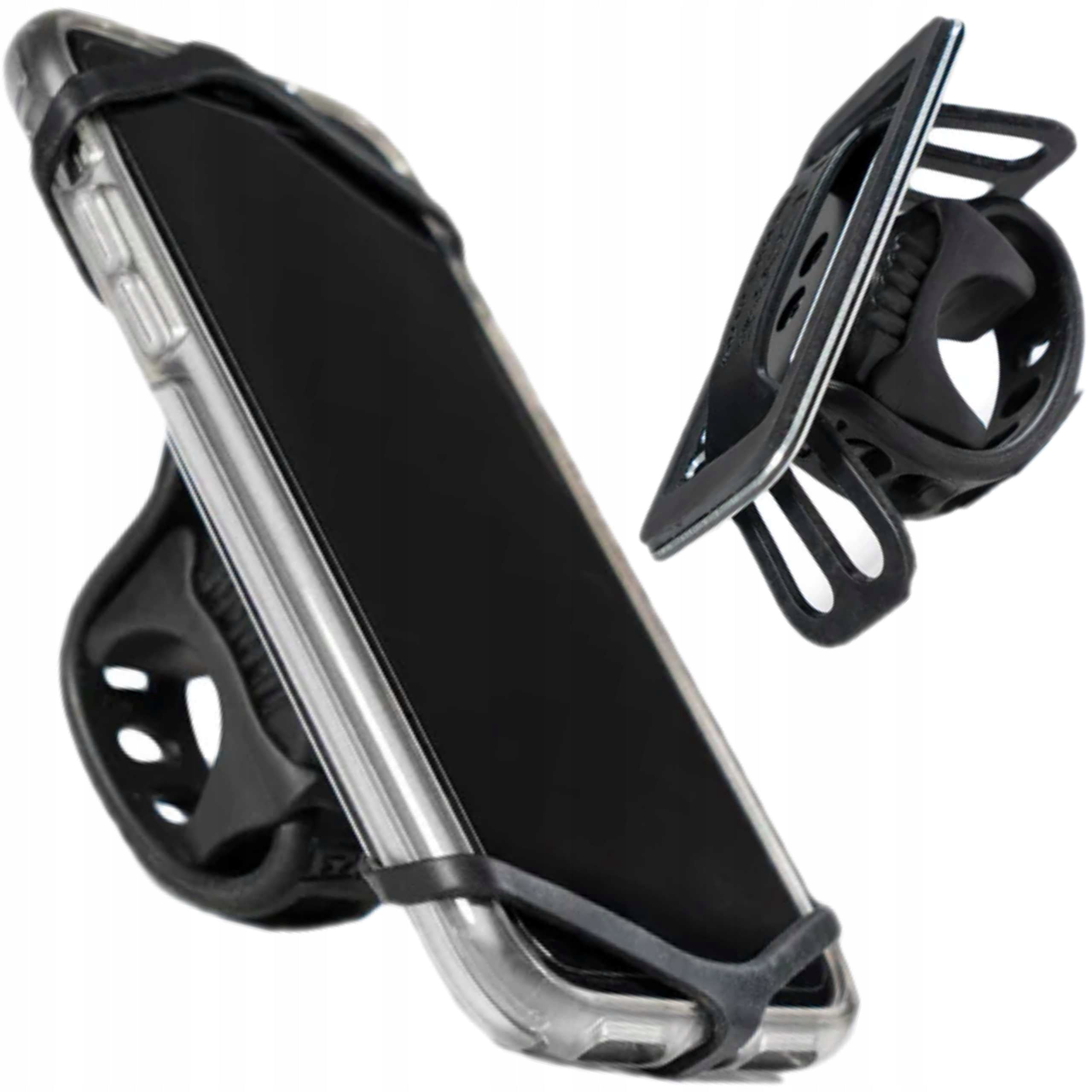 Lezyne Black MTB Bike Phone Holder Smart Grip Phone Mount