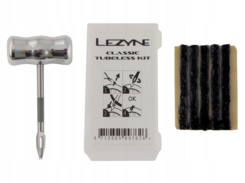 Lezyne Classic Tubeless Kit for Tubeless Tyres 5 Cartridges Brand Lezyne