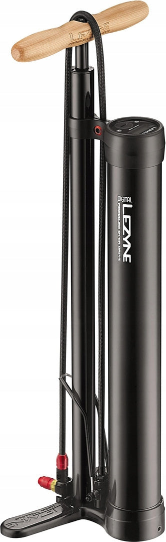 Lezyne Digital Pressure Over Drive floor pump 220psi with tank Color black