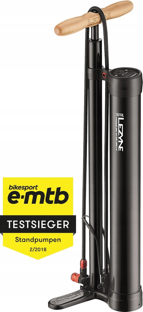 Lezyne Digital Pressure Over Drive floor pump 220psi with tank