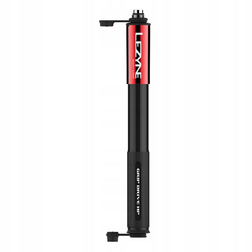 Lezyne Grip Drive HP M Bicycle Pump 120psi 231 mm Red Packaging status original