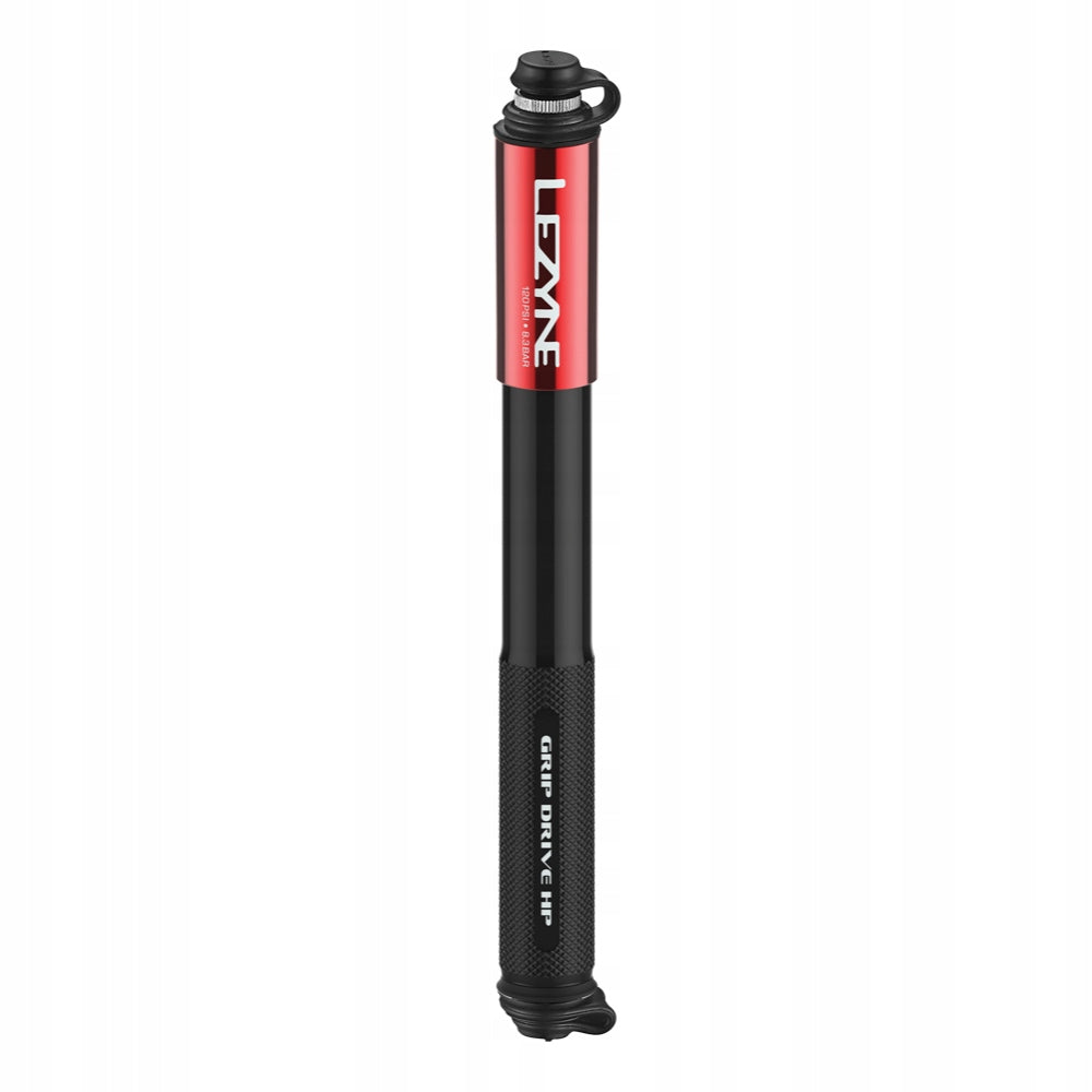 Lezyne Grip Drive HP M Bicycle Pump 120psi 231 mm Red