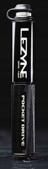 Lezyne Hand Pump CNC Pocket Drive gray 160 PSI 14cm 1-MP-PKDR-V119 Color gray