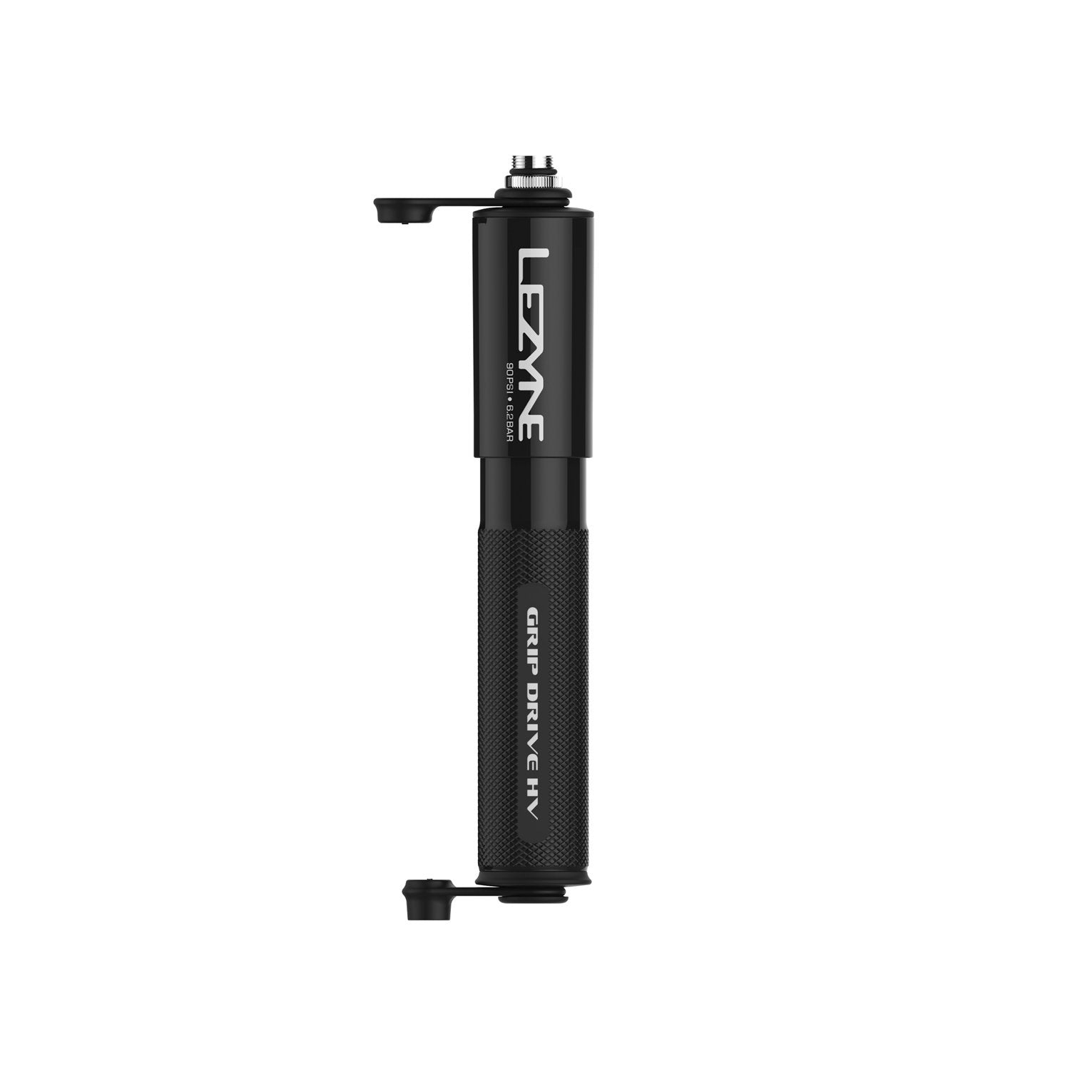 Lezyne Hand Pump Grip Drive HV medium silver 23.1 1-MP-GRIPHV-V1M06