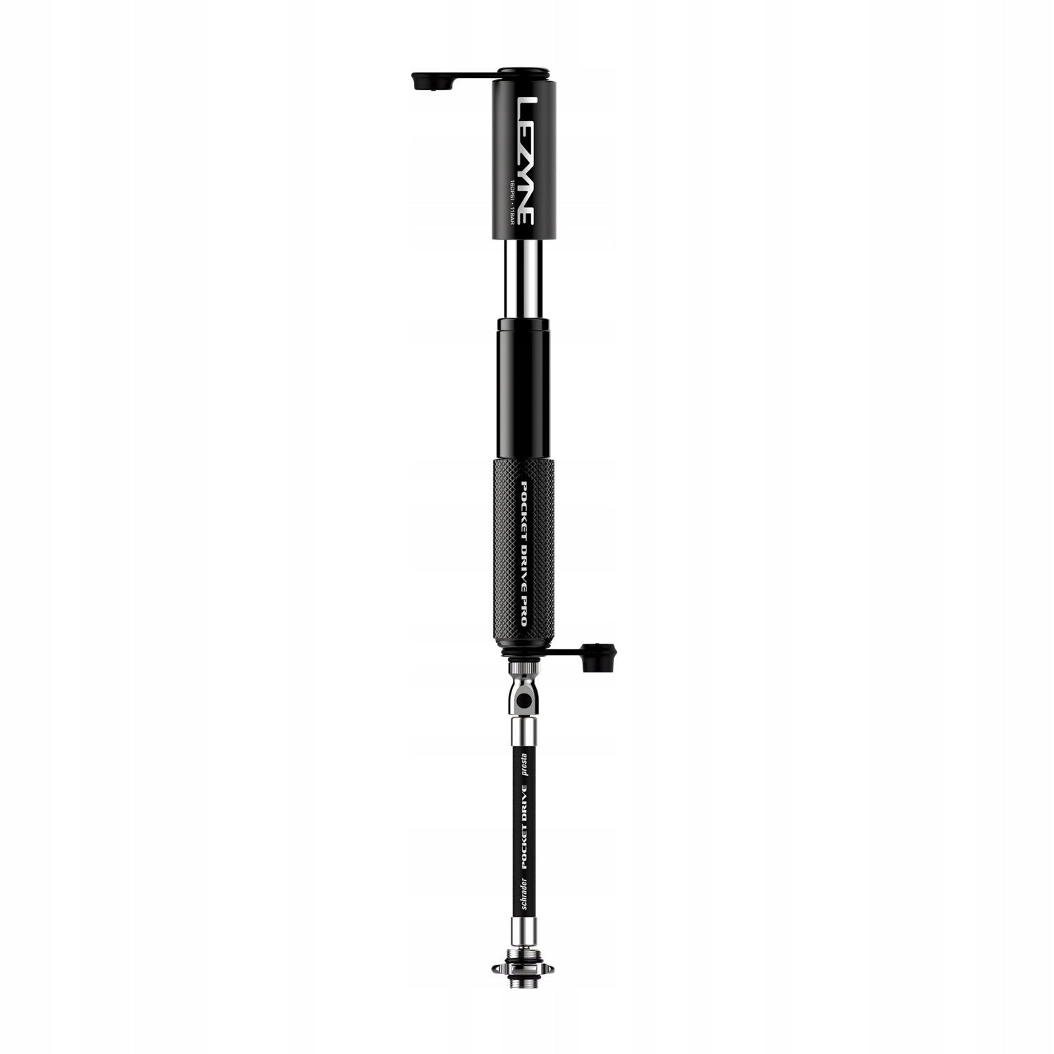 Lezyne Pocket Drive Hand Pump Mini 160 PSI Black Brand Lezyne