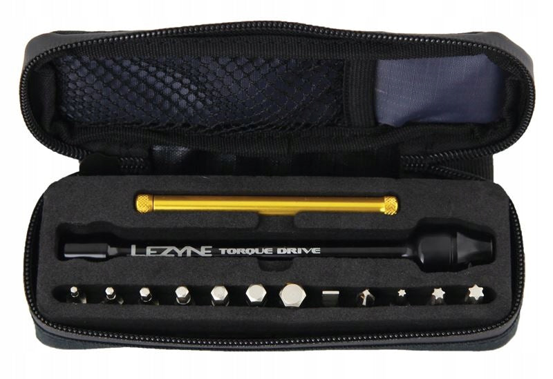 Lezyne Torque Drive Handkey, 12 Keys Silver Case For multifunctional