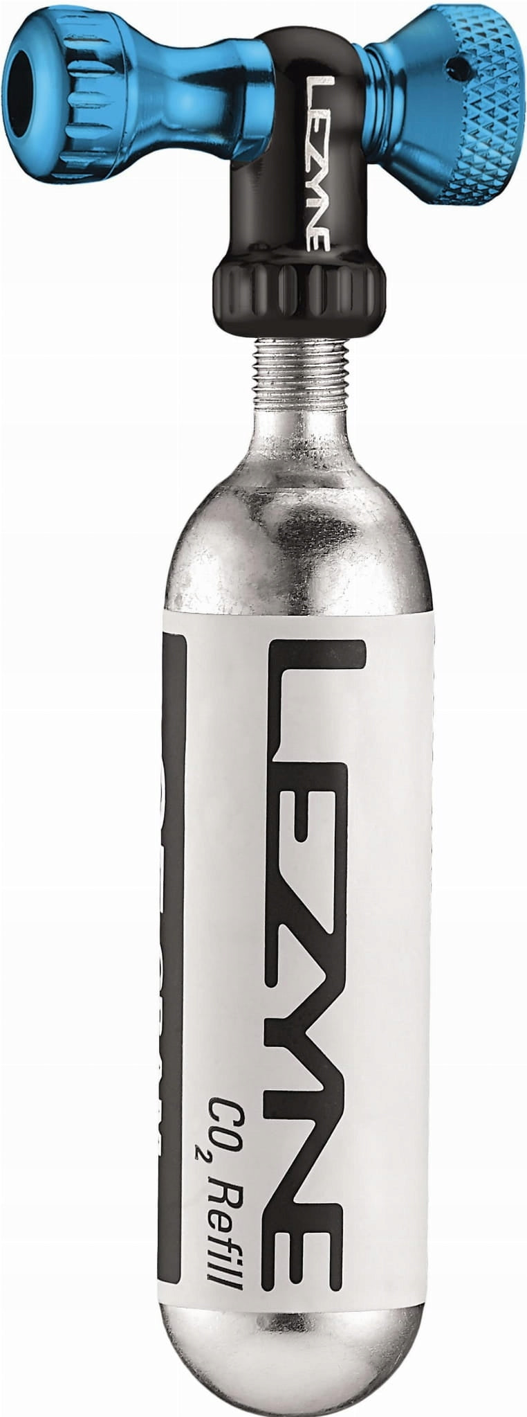 Lezyne pump CONTROL DRIVE CO2 16g blue + CARTRIDGE