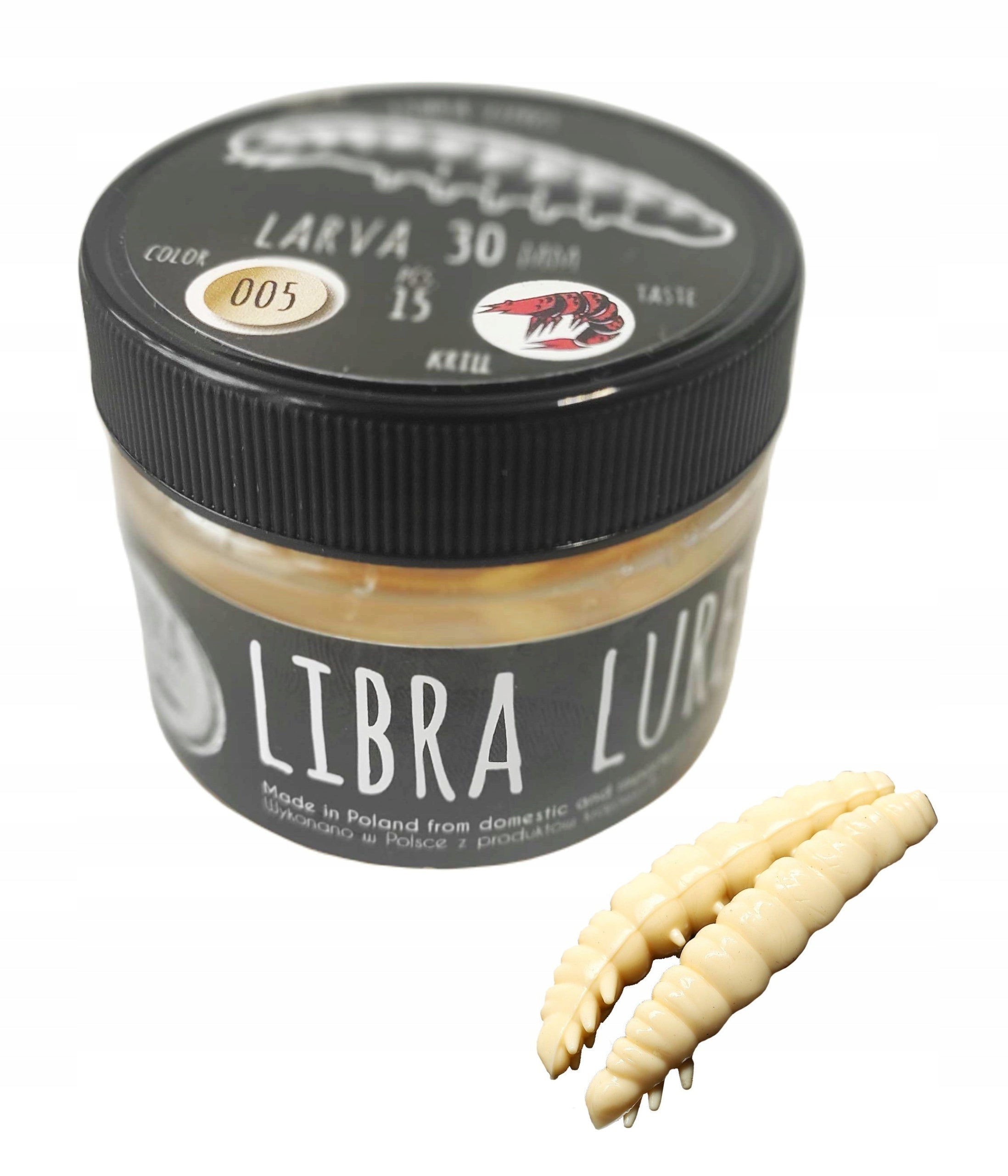 Libra Lures Larva 005 Cheese Krill 3,5cm Length (cm): 3.5, Flavor: Krill