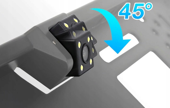 License plate frame with camera mount Brand Home Automation